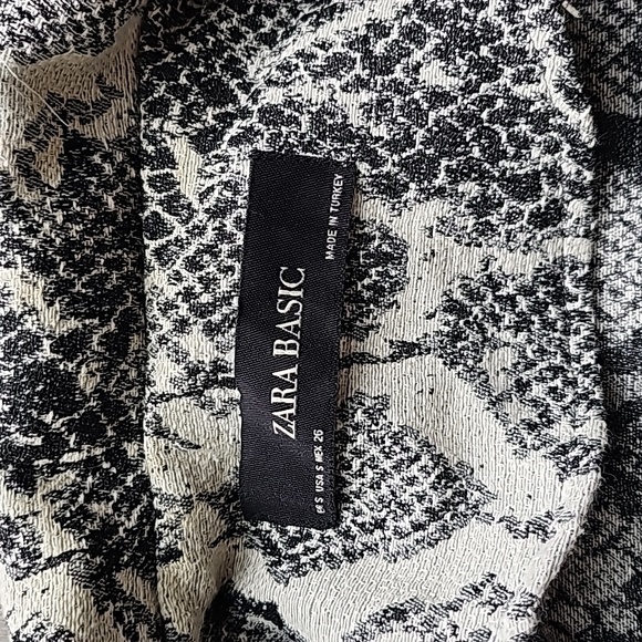 Zara Snakeskin Moto Style Jacket - Small - Picture 6 of 8